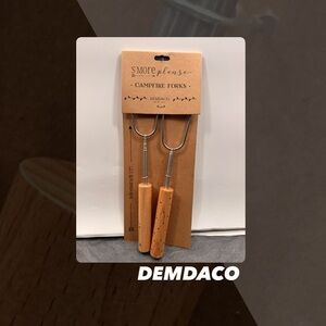 NWT Demdaco S’more Please Campfire Forks